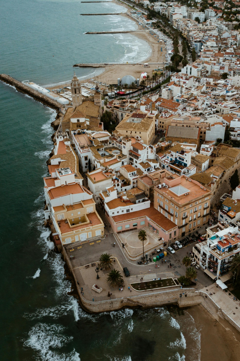 Vista aerea Sitges